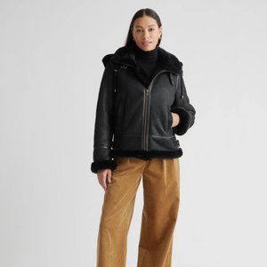 Brand New Real Shearling Jacket from Quince